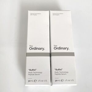 X2 The Ordinary 'Buffet' Multi-Technology Peptide Serum,‎ 30ml , New in Box